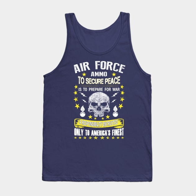 Air Force Ammo Secure Peace Tank Top by RelevantArt